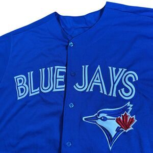 Toronto Blue Jays Jersey Mens Size 44 MLB Baseball Marcus Stroman Flex Majestic